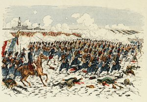 Ilustração retirada do livro "Os Heros do século", recitação anedótica de Dick de Lonlay e ilustrada por Louis Bombled (1862-1927) de Louis Charles Bombled