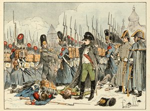 Ilustração retirada do livro "Os heróis do século", recitação anedótica de Dick de Lonlay e ilustrada por Louis Bombled (1862-1927) de Louis Charles Bombled