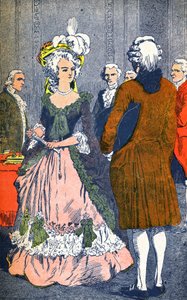 Maria Antonieta e Augeard de Louis Charles Bombled