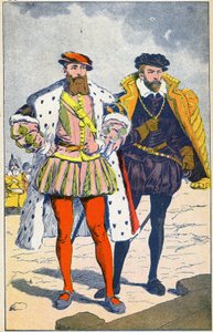 O Duque de Guise e o Almirante de Coligny de Louis Charles Bombled