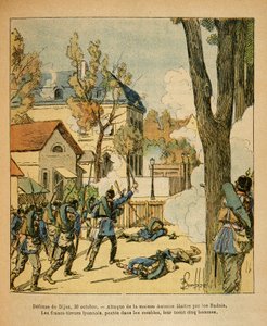 A Armee Oriental do Sargento Eugene, conhecida como Grenest, ilustrada por Louis Bombled (1862-1927) (Guerra Franco-Alemã; campanha de 1870-1871): Defesa de Dijon, em 30 de outubro de Louis Charles Bombled