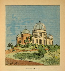 A Guerra em Madagáscar - História das Expedições Francesas de 1885-1895 por Henri Galli dit Galllichet (1854-1922), ilustrada por Louis Bombled (1862-1927): O Observatório Tananarive em 1895, Coleção Particular de Louis Charles Bombled