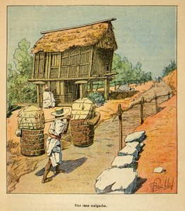 A Guerra em Madagáscar - História das Expedições Francesas de 1885-1895 por Henri Galli dit Galllichet (1854-1922), ilustrada por Louis Bombled (1862-1927): Um caso malgaxe no século XIX, Colecção Privada de Louis Charles Bombled