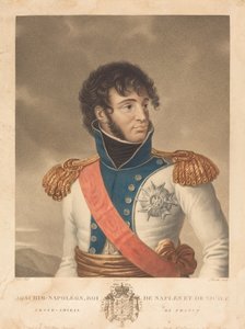 Joachim Murat (Joachim-Napoleon, Rei de Nápoles e Sicília, Grande Almirante da França) de Louis Charles Ruotte after Albert Jakob Frans Gregorius after Antoine Jean Gros