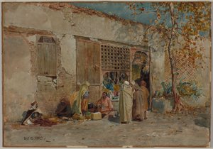 Cena marroquina, c. 1871