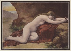 Maria Madalena (lito a cores) de Louis Courtat