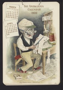 Ilustração para o Calendário de Antikamnia de Louis Crucius or Crusuius
