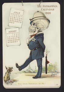 Ilustração para Antikamnia Calendar, 1900