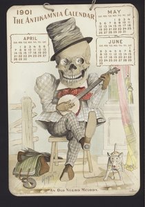Ilustração para Antikamnia Calendar, 1901