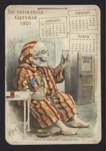 Ilustração para Antikamnia Calendar, 1901