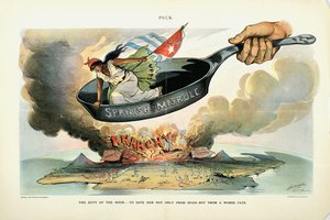 O dever da hora: - Para salvá-la [Cuba] não apenas da Espanha - mas de um destino pior, 1898