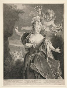 Retrato de Marie Anne de Chateauneuf (chamado Duclos)