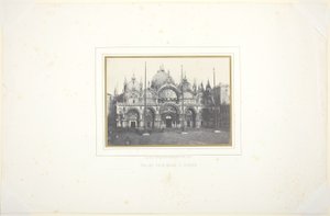 Igreja de São Marcos em Veneza de Louis Désiré Blanquart Evrard