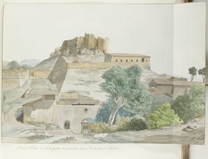 Oude kasteel van Mata en Grifone en het karmelieten klooster, grondvesten van Messina
Antigo Castelo de Matta Griffone, & convento das Carmelitas Descalças em Messina (título sobre o objecto)
Viagem a Itália, Sicília e Malta - 1778 (título da série)