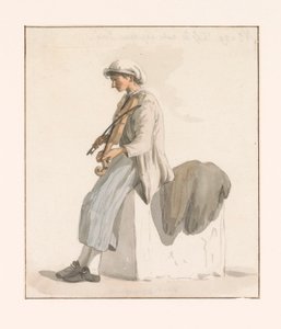 Zoon van kapitein Erié met viool
Filho do nosso Capitão Erie (título sobre o objecto)
Voyage en Italie, en Sicile et à Malte - 1778 (título da série) de Louis Ducros