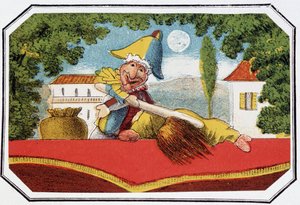 Les deux amis - Litografia, extraída de Theatre des marionnettes du jardin des Tuileries, texto e desenho de Louis Edmond Duranty (1833-1880), Paris de Louis Edmond Duranty