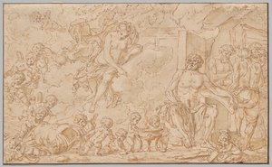 Vênus na Forja de Vulcano de Louis Felix de la Rue