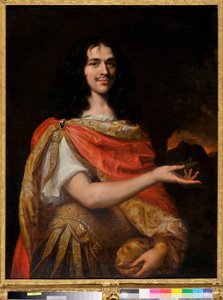Retrato de um comediante da trupe de Moliere (óleo sobre tela) de Louis Ferdinand (c.1612 89) Elle