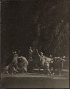 [Dançarinos no Jardim]. de Louis Fleckenstein
