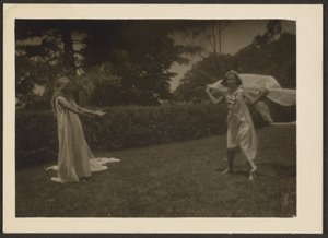[Dançarinos no Jardim]. de Louis Fleckenstein