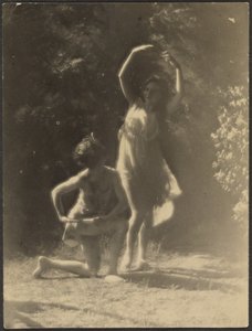 [Dançarinos no Jardim]. de Louis Fleckenstein