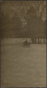 [Figura num trenó na neve]. de Louis Fleckenstein