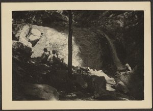 [Figuras numa paisagem florestal sombria]. de Louis Fleckenstein