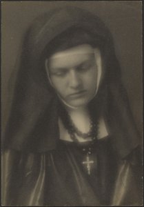[Retrato de uma freira] de Louis Fleckenstein