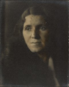[Retrato de uma mulher na sombra]. de Louis Fleckenstein