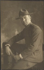 [Retrato de um jovem fardado]. de Louis Fleckenstein