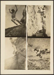 [Quadro quádruplo - Cenas de escalada em montanha]. de Louis Fleckenstein