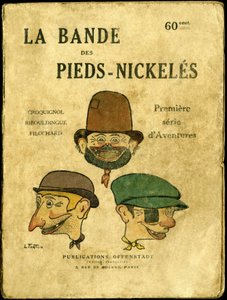 Ilustração da capa de "la bande des pieds nickeles, premiere serie d
