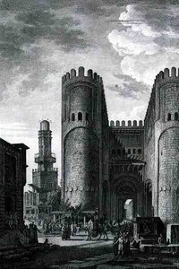 Bab El-Futuh (Gate of Victories) gravado por Pierre Nicolas Ransonette (1745-1810) do Volume III de 
