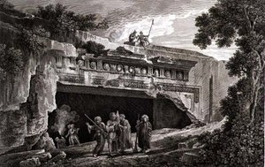 O Monumento Sepulcral dos Reis de Judá, placa 25 do Volume III de um 