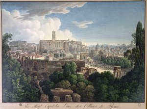 Vista do Capitólio dos Jardins Farnese