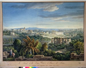 Vista da Colina Celian, Roma, c.1800