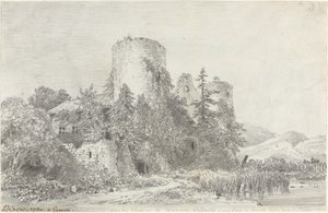 Vista do Chateau de Saconnex de Louis Francois Cassas