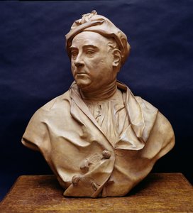Busto de retrato de George Frederick Handel (1685-1759) (terracota)