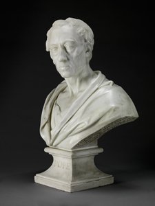 Alexander Pope (1688-1744) 1741 (mármore) de Louis Francois Roubilliac