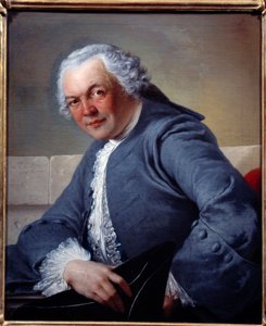 Retrato do Sr. Tolozan. Pintura de Louis Gabriel Blanchet (1701-1772)