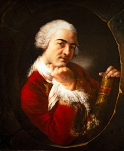 Retrato de um homem com uma obra de Belidor