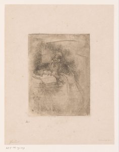 Velho com barba, apoiando-se em um livro aberto de Louis Gallait (attributed to)