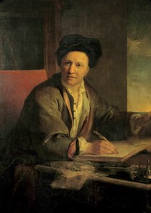 Retrato de Bernard Le Bouyer (Le Bovier) de Fontenelle (1657-1757), escritor francês Pintura de Louis Galloche (1670-1761) 1723 Sun. 1,2x0,9 m