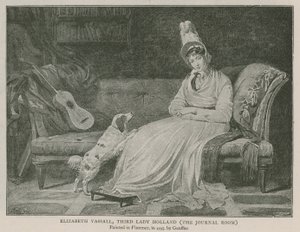 Elizabeth Vassall, terceira Lady Holland de Louis Gauffier