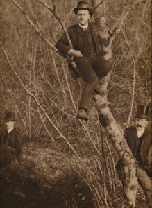 Homem sentado em uma árvore, 1937