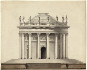 Um templo clássico de Louis Gustave Taraval