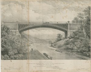 Ponte de Calton: litografia em zinco, nd [1826] de Louis Haghe