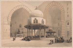 Egito e Núbia, Volume III, No. 8: Mesquita do Sultão Hassan, Cairo de Louis Haghe