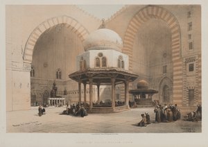 Egito e Núbia, Volume III, No. 8: Mesquita do Sultão Hassan, Cairo de Louis Haghe