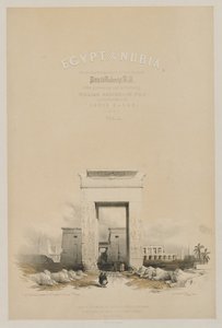 Egito e Núbia: Frontispiece Volume V, 1849. de Louis Haghe